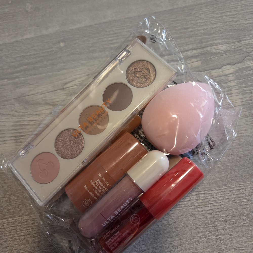 ULTA Beauty Makeup Set with Pink Sponge